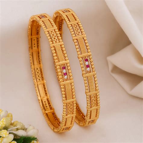 Kanika Bliss Bangles ( Set Of 2 ) – Ginostone