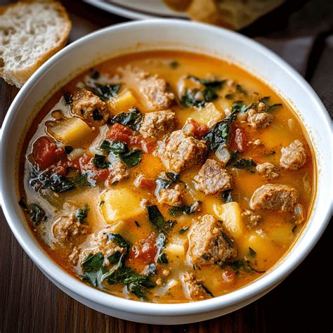 Tuscan Sausage Soup