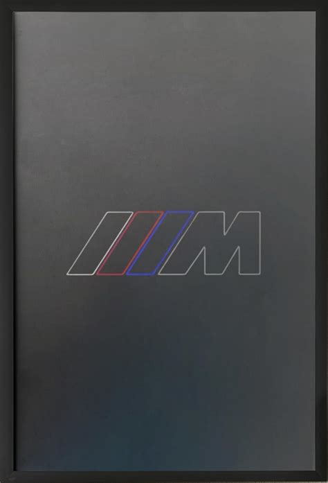 LAMIFRAME BMWW Series M Logo For Car Lovers, Photo Frame, Framed Poster ...