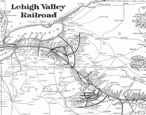 Lehigh Valley Map 1927 (15K) CLICK to Enlarge (173K)