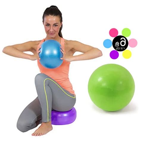 25cm йога мяч для упражнений для гимнастики и фитнеса пилатес мяч для ...