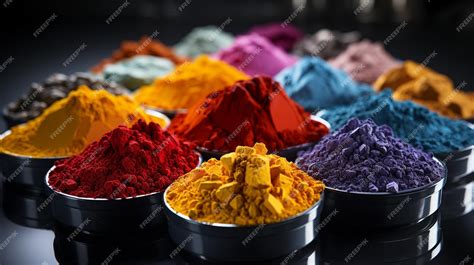 Premium AI Image | Powdered natural food colors