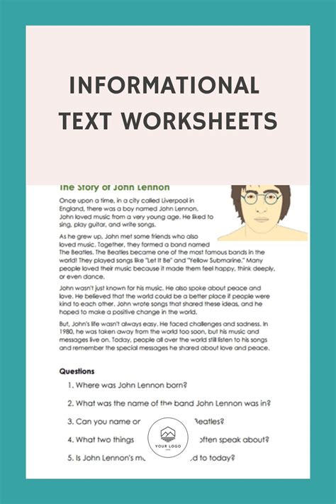 Printable Informational Text 的图像结果