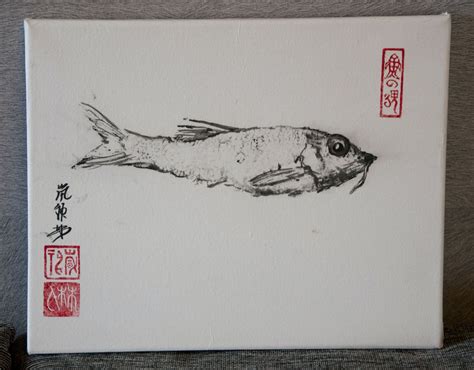 Gyotaku par Françoise Petiot | Gyotaku, Stamp printing, Sketches