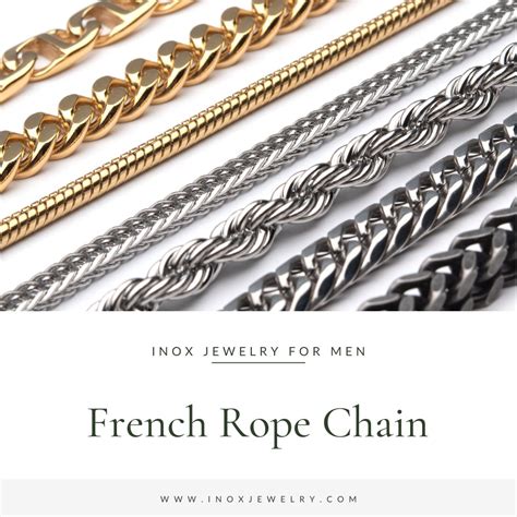 French Rope Chain - Benefits and Uses - INOX Jewelry for Men