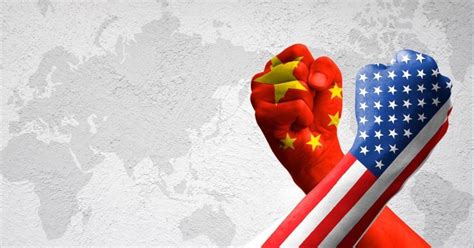 中美贸易战插画图片下载-正版图片400119002-摄图网