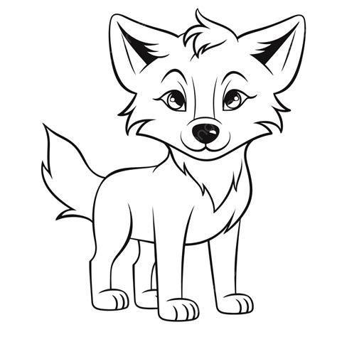 Fox Clipart Black And White