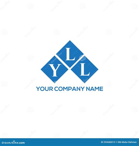 YLL Letter Logo Design on WHITE Background. YLL Creative Initials ...