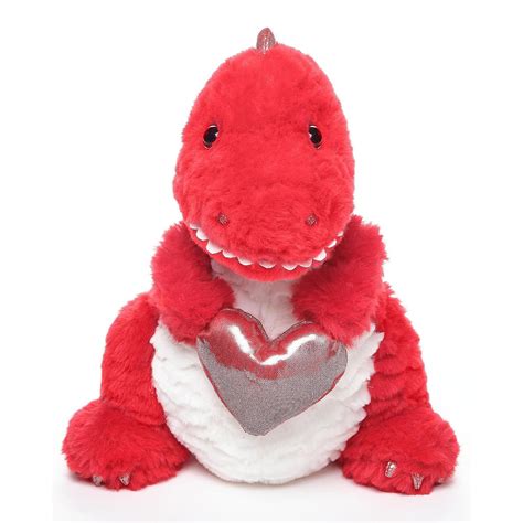 T-Riffic The Love Dinosaur Valentine's Day Plush, 12 Inches Red Stuffed ...