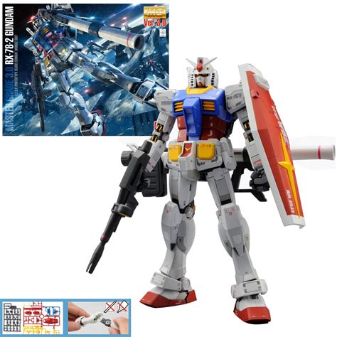 Buy Bandai Hobby Mg dam Rx-78-2 Version 3.0 Action Figure Model Kit, 1: ...