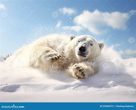 Ai Generated Illustration Wildlife Concept of Polar Bear Slide Stock Illustration - Illustration ...
