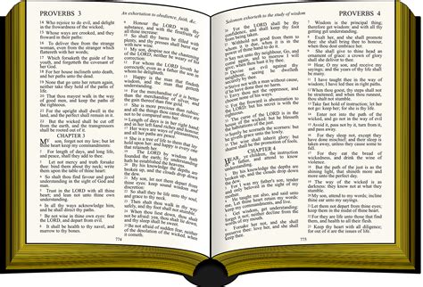 Open Bible Clipart
