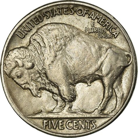 Five Cents 1927 Buffalo Nickel, Coin from United States - Online Coin Club