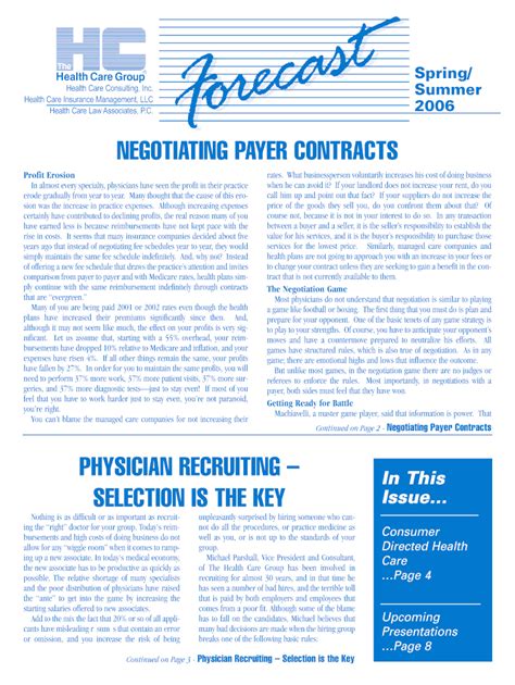 Fillable Online Spring/ Summer 2006 - Health Care Group Fax Email Print ...