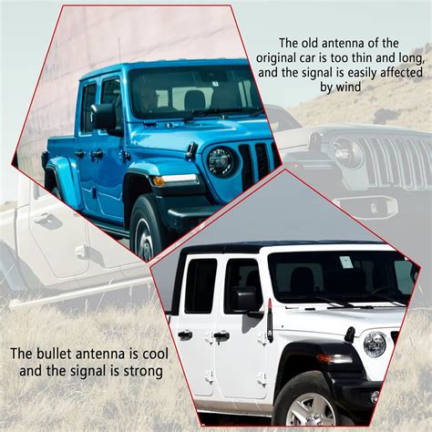 Buy Car Truck Bullet Antenna[New Upgrade Cool Combination] Luminous Car ...