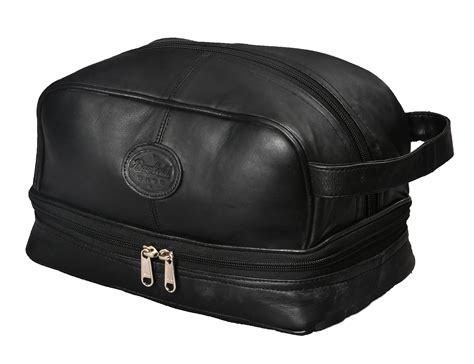 Amazon.com : Vetelli Leo Leather Toiletry Bag for Men - Dopp Kit ...