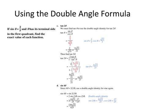 How to Derive Double Angle Formulas a Level 的图像结果