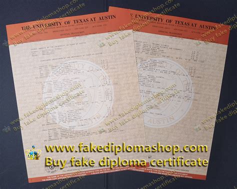 Image result for UT Austin Transcript