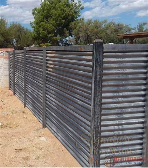 Corrugated Metal Fence Solutions