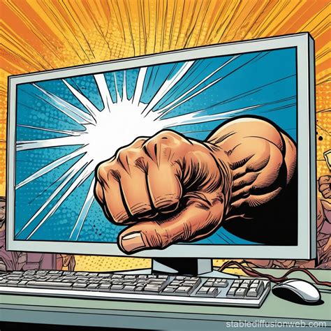 Image result for Punching Computer Screen