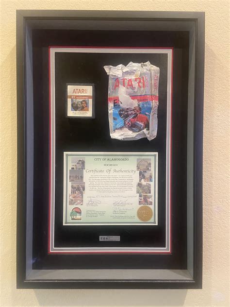 My prized possession - an E.T. cart dug up from the famous New Mexico ...