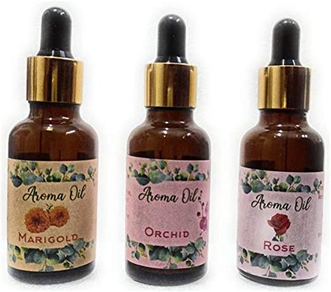 The Craft House Essential Aroma Oils - MARIGOLD, ORCHID, ROSE (30 ML ...