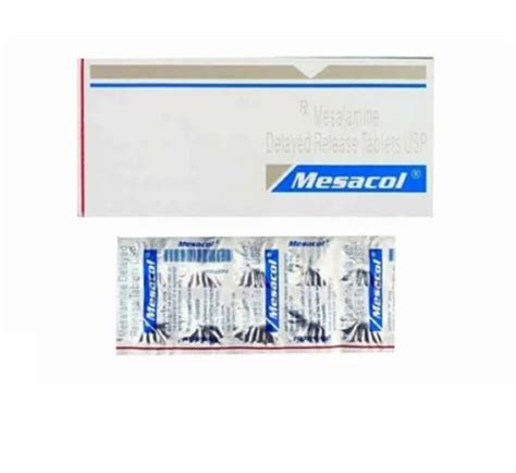 Ulcerative Colitis - Generic Asacol (Mesalamine DR USP) 400mg Tablets ...
