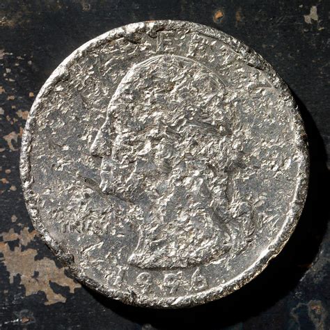 Messed Up Money - Fine Art Coin Photography - Quarter - Heads 1988 - 1998