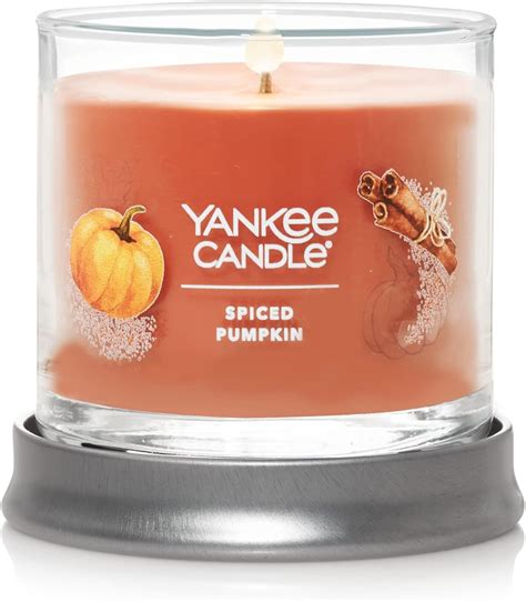 Amazon.com: Yankee Candle Spiced Pumpkin Scented, Signature 4.3oz Small ...