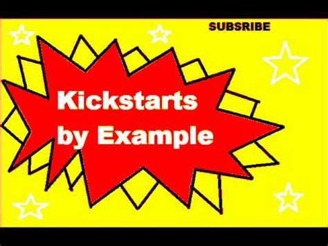 Image result for Kickstarts Example Backstage