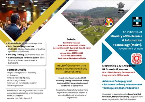 Advanced Pedagogy and Classroom Delivery Enhancement Techniques | IITG ...