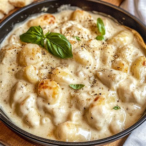 Creamy Chicken Alfredo Gnocchi