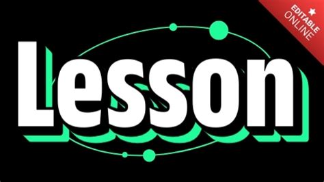 Image result for Lesson 1 Logo