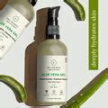 100% Pure Certified Organic Aloe Vera Gel for Face Skin & Hair