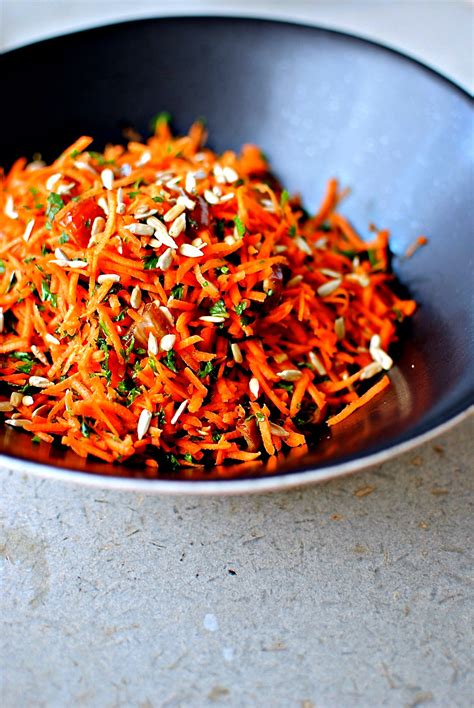 A Moroccan Carrot Salad - sweet, savoury, delicious - food to glow