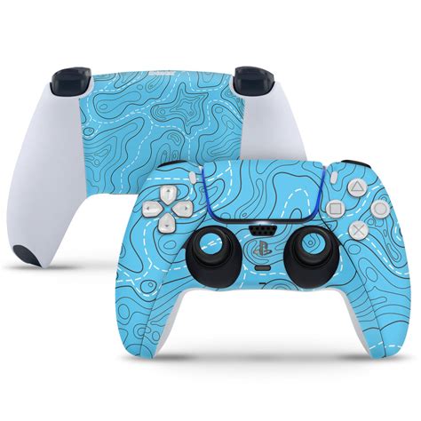 PlayStation 5 Controller Skin - Topographic Map Contour Lines – SkinsLegend