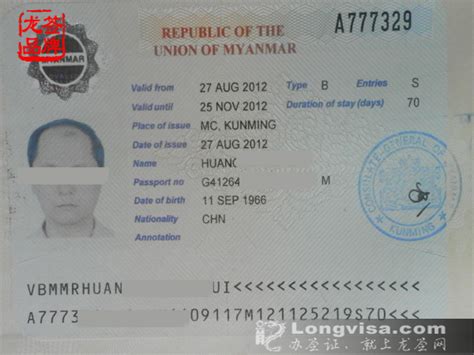 缅甸电子签证页内容有哪些？_缅甸签证代办服务中心