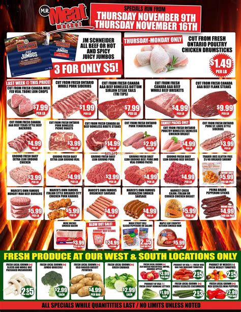 M.R. Meat Market Flyer November 9 to 16