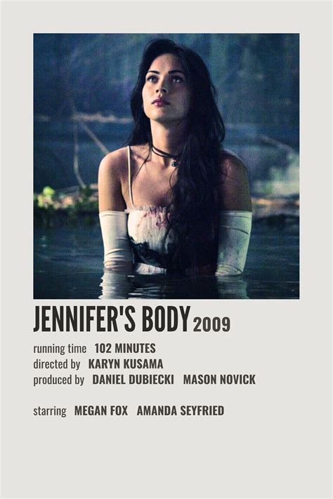 jennifers body poster | Jennifer's body, Body movie, Movies to watch ...