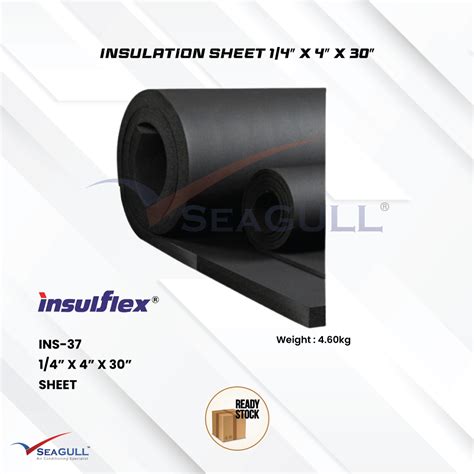 INSULATION SHEET 1/4" X 4" X 30" / 3/8" X 4" X 30" (INSULFLEX) | Aircon ...