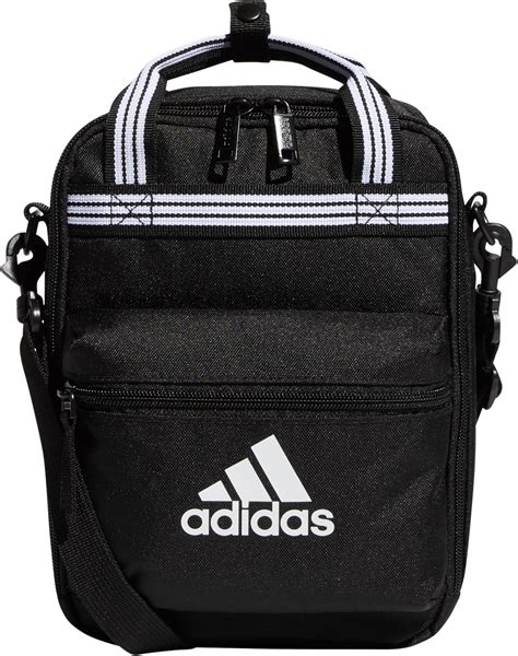 Amazon.com: adidas Foundation Insulated Lunch Bag, Black/White, One ...