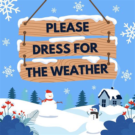 PLEASE DRESS FOR THE WEATHER!! | Centennial School