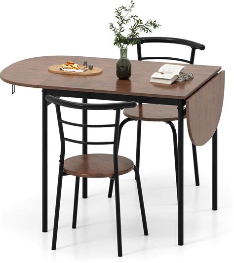 Durable Drop Leaf Kitchen Table Set – Ideal for Modern Dining Spaces