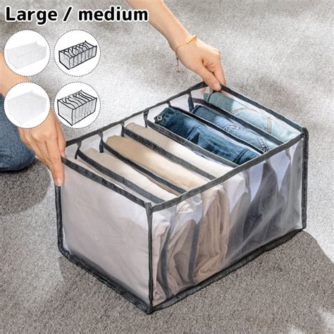 Buy HOTBEST Foldable Portable Storage Box Jeans Compartment Storage Box ...