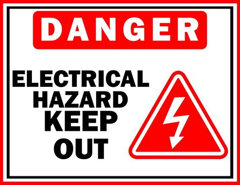 Creative danger electrical hazard sign – Artofit