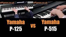 yamaha p 125 test yamaha p 125 vs p 515 comparison what piano yamaha p 125 test yamaha p 125 vs p 515 comparison what piano