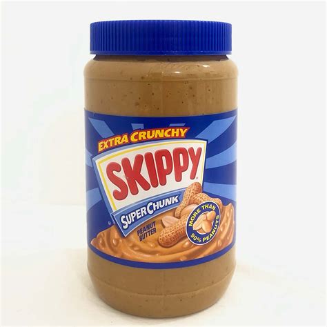 SKIPPY Super Chunk Peanut Butter – Extra Crunchy, Roasted Peanut Spread ...