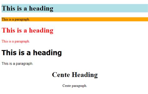 Image result for Applying Heading Attributes HTML