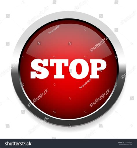 Image result for Stop Button