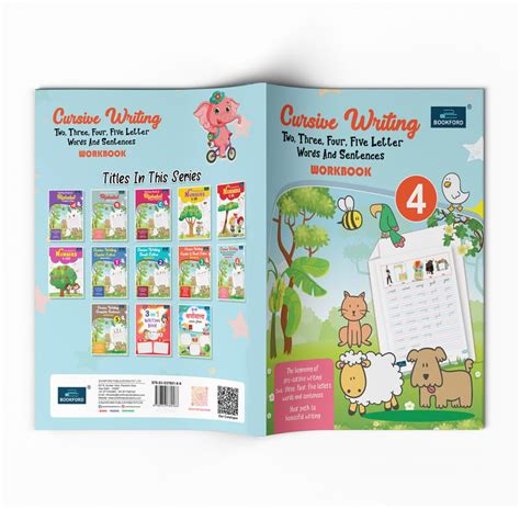 Cursive Writing Two, Three, Four, Five Letter Words & Sentences Books ...